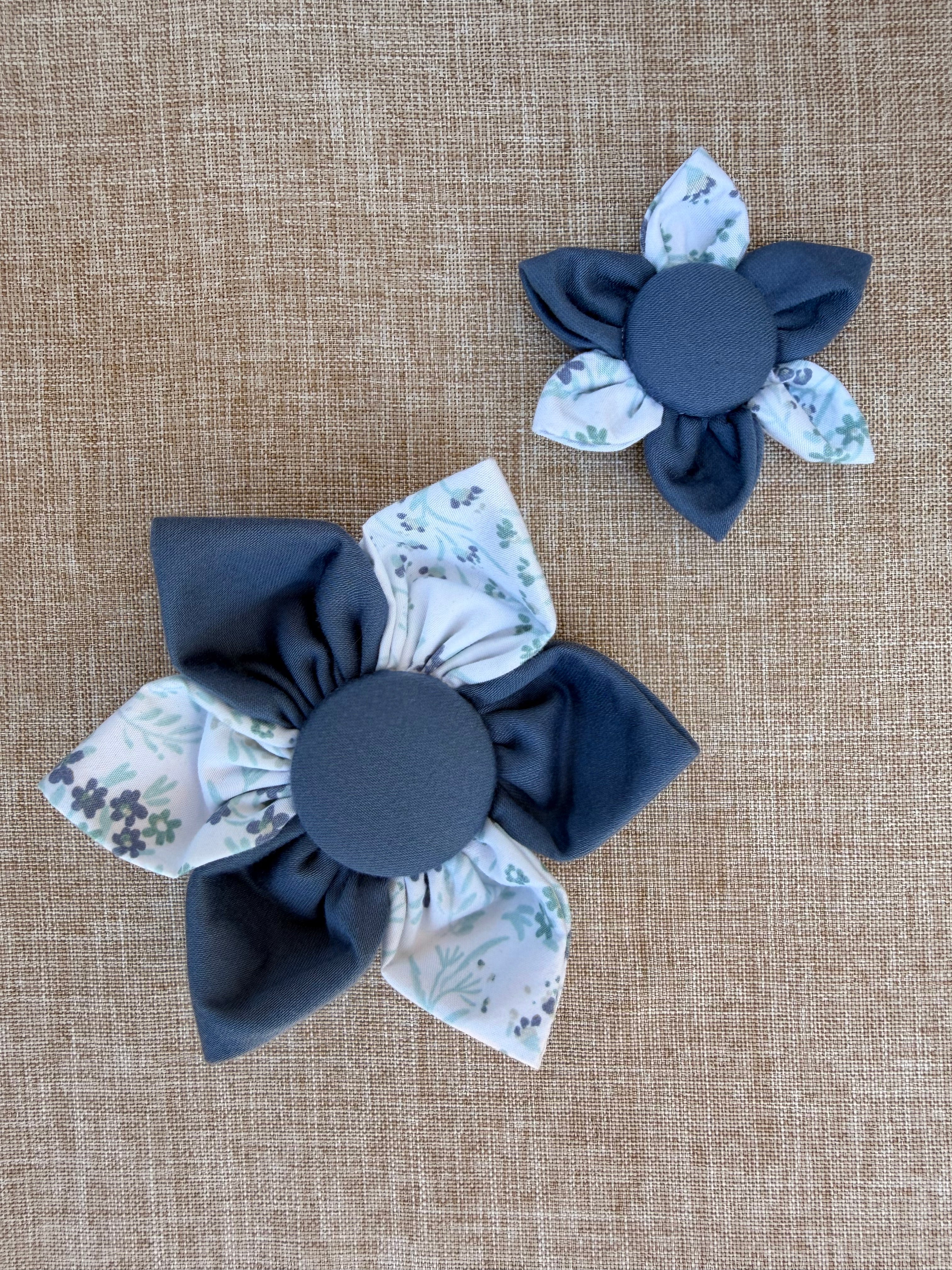 Blue Floral Dog Bloom