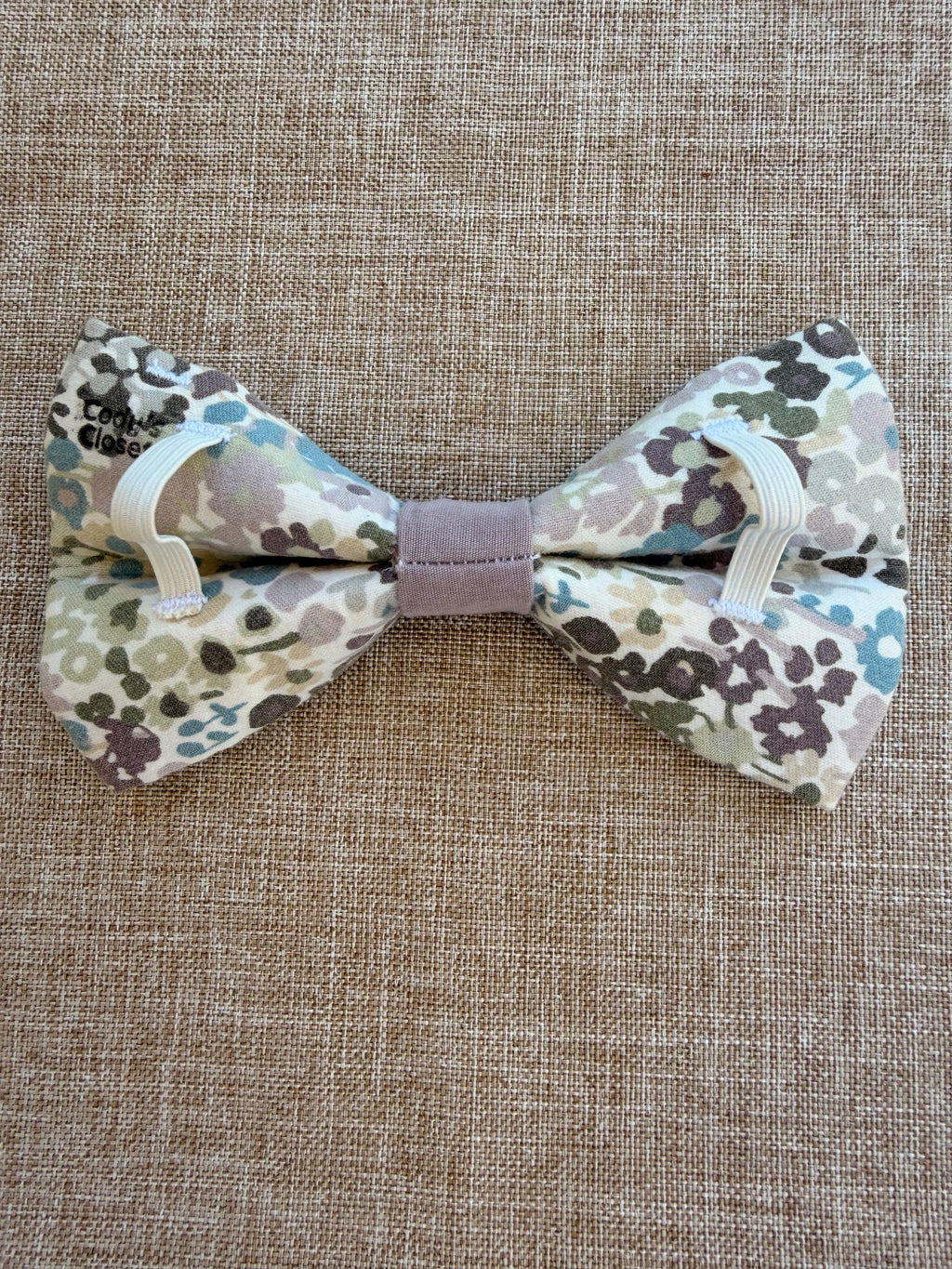 Muted Meadow Dog Bow Tie