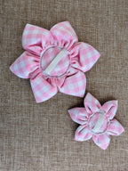 Pink Gingham Dog Bloom