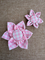 Pink Gingham Dog Bloom